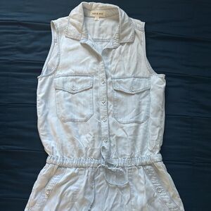 Women’s Anthropologie Cloth & Stone Utility Jumpsuit Romper Size XS
